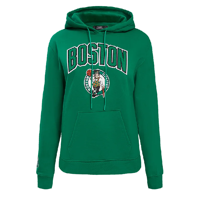 NBA BOSTON CELTICS CLASSIC WOMEN'S PO HOODIE (KELLY GREEN)