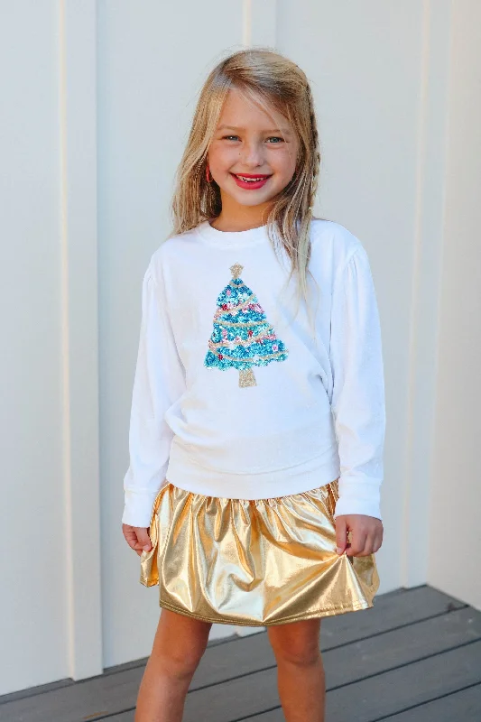 Azarhia Holly Sweatshirt Christmas Tree