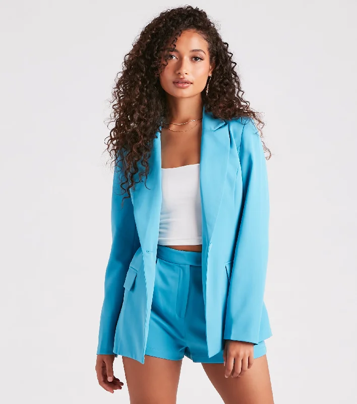 Bold Moves Woven Blazer