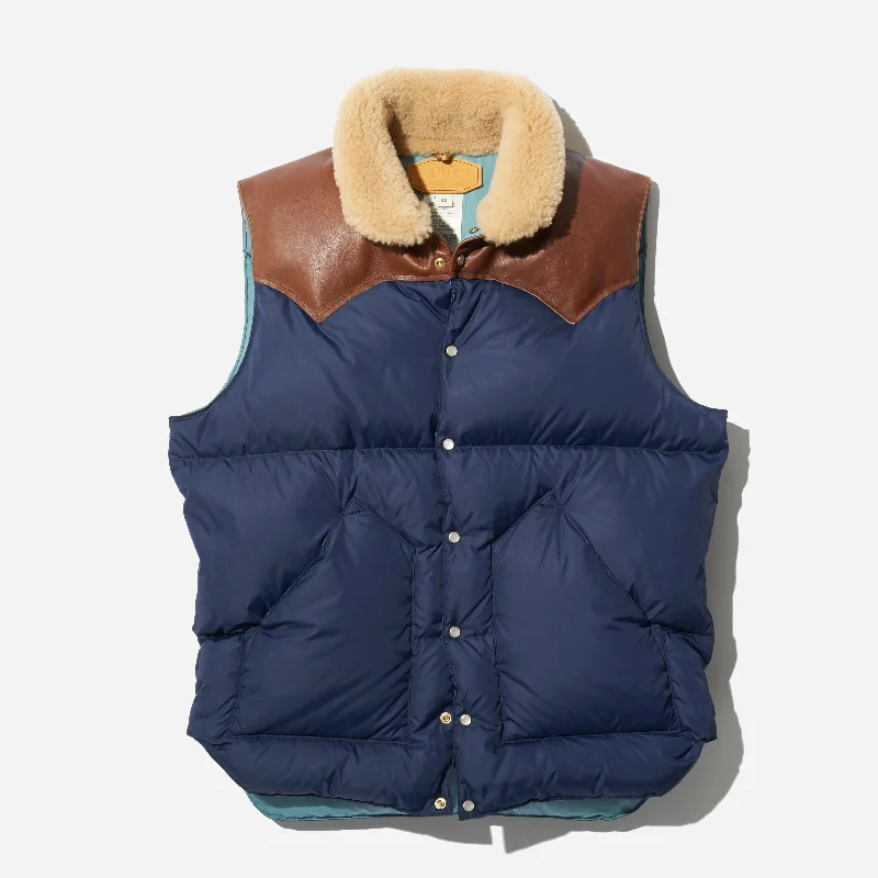 CHRISTY DOWN VEST - NAVY