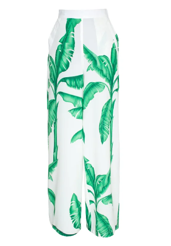 Jungle - White Palm Pants (Off-White)