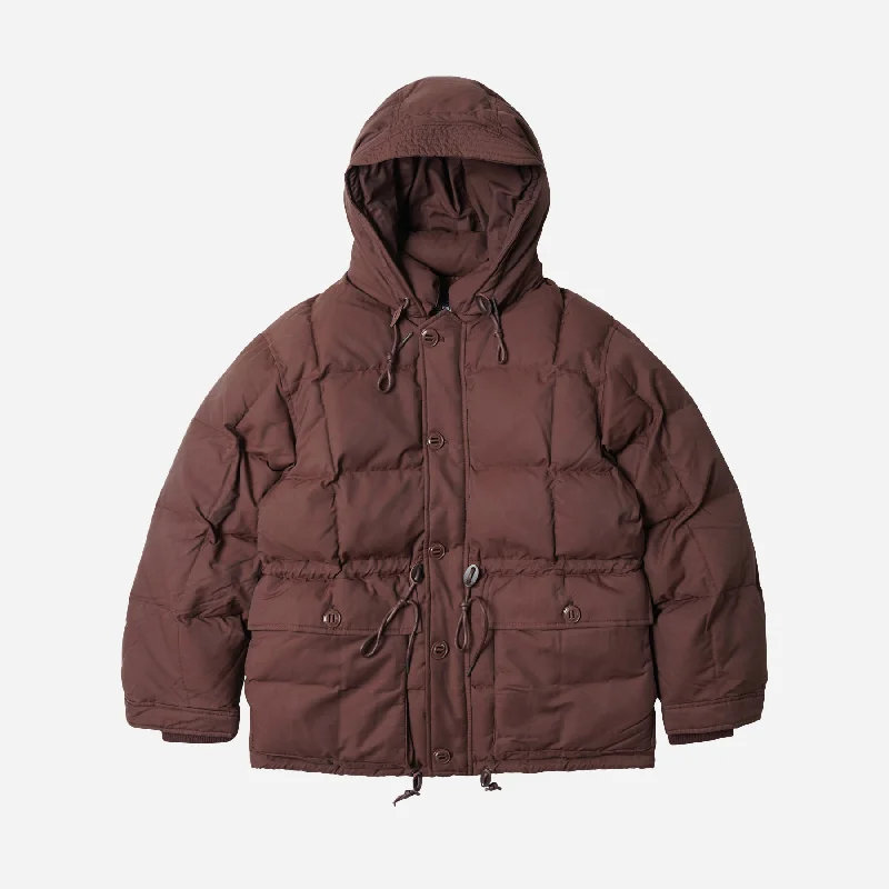 KARAKORAM DOWN PARKA JACKET - BROWN