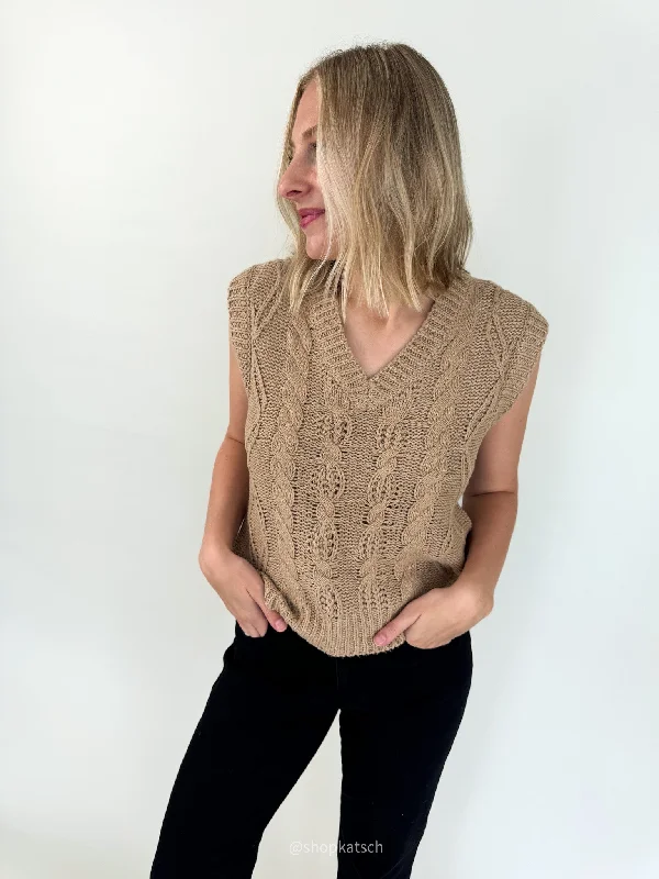 Kendall Chunky Sweater Vest