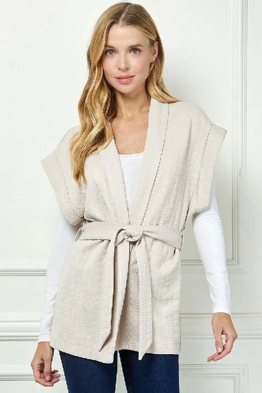 Quilted Comforts Vest - Cream