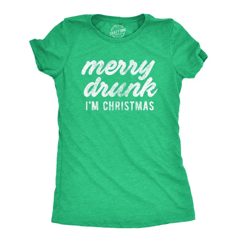 Merry Drunk I'm Christmas Women's T Shirt