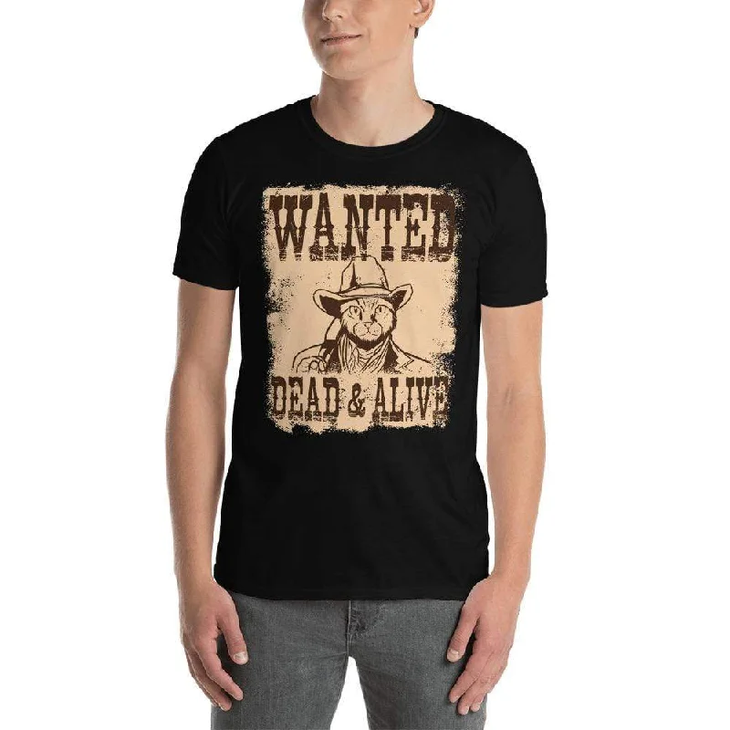 Schroedinger's Cat - Wanted Dead & Alive - Premium T-Shirt