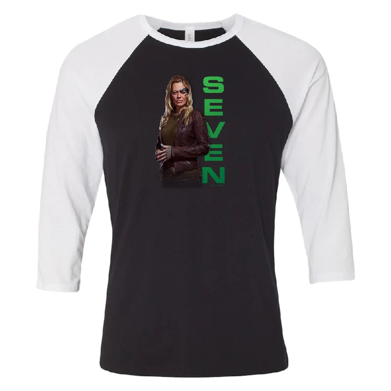 Star Trek: Picard Seven of Nine 3/4 Sleeve Baseball Raglan T-Shirt