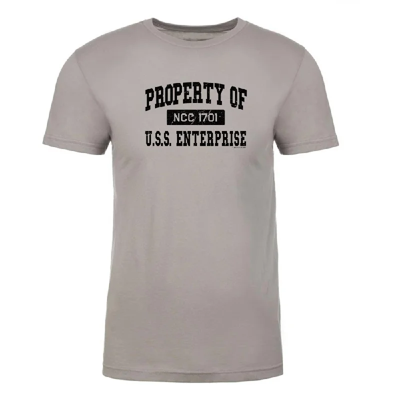 Star Trek: The Original Series Property of U.S.S. Enterprise 1701 Adult Short Sleeve T-Shirt