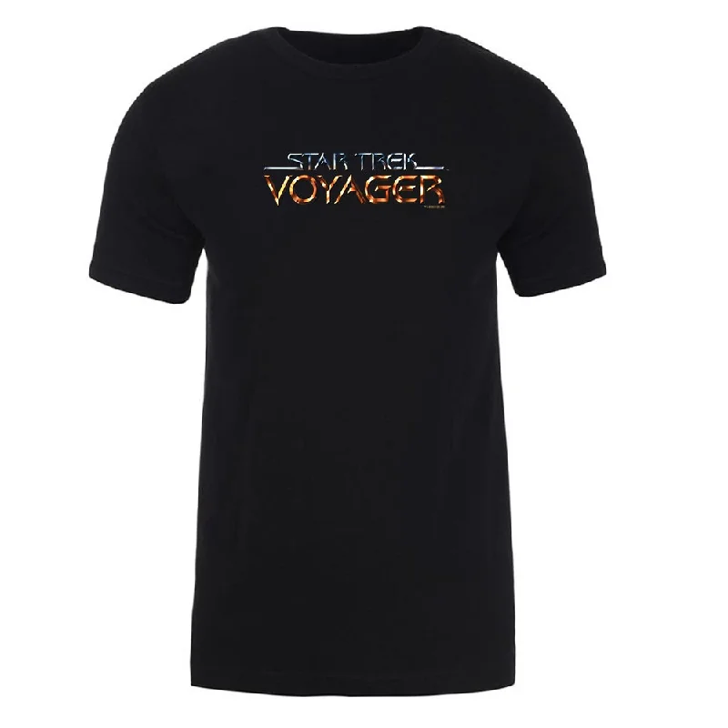 Star Trek: Voyager Logo Adult Short Sleeve T-Shirt