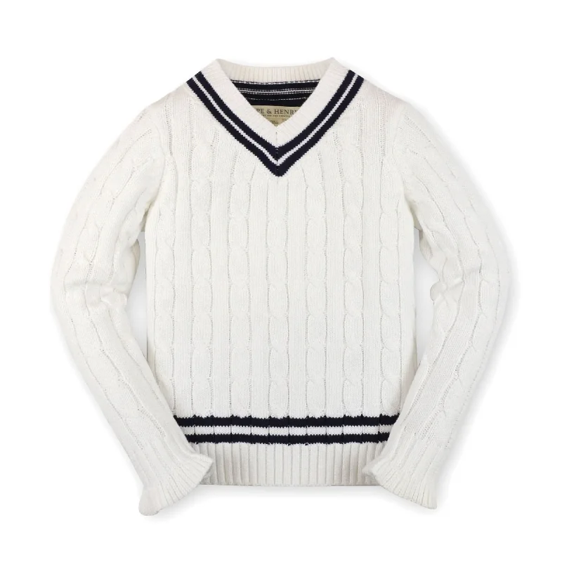 Ruffle Cuff Cricket Sweater - Baby