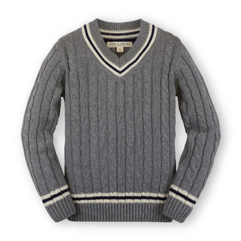 V-Neck Cricket Sweater - Baby