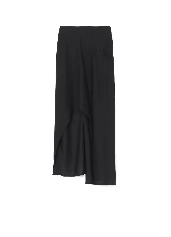 CELLULOSE/Ra TWILL R ROUND HEM SKIRT