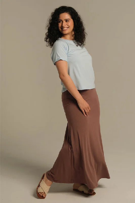 Lana Long Skirt - Mousse