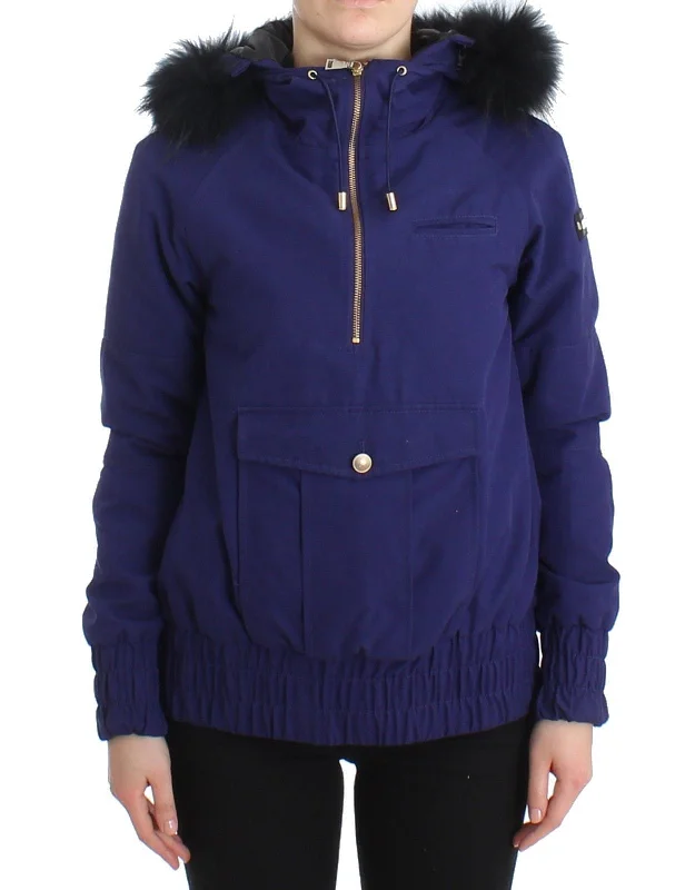 GF Ferre  Padded Jacket Hooded Short Women's K-Way