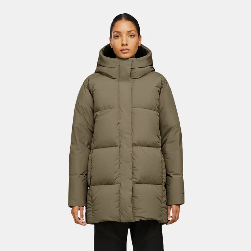 June Puffer Down Jacket (Taupe)