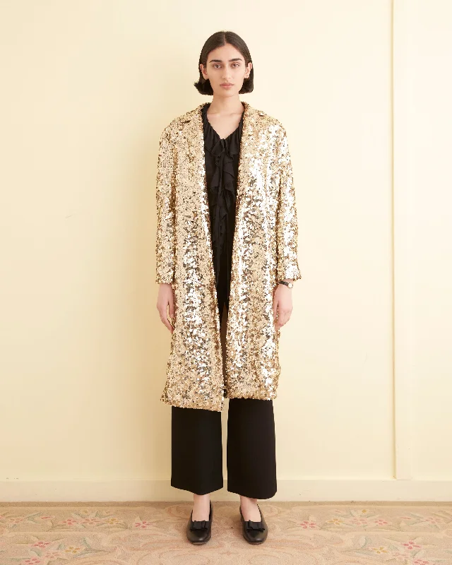 Sequin Worcester Coat